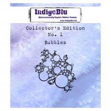IndigoBlu A7 Rubber Mounted Stamp Collector's Edition No 1 - Bubbles