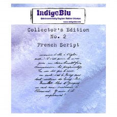 IndigoBlu A7 Rubber Mounted Stamp Collector's Edition No 2 - French Script