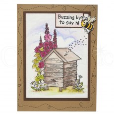 Woodware Clear Stamps Bee Happy | Set of 6