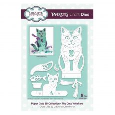 Creative Expressions Craft Dies Paper Cuts 3D Collection The Cats Whiskers | Set of 9