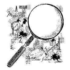 Woodware Clear Stamps Magnifying Glass
