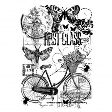 Woodware Clear Stamps Bicycle Collage