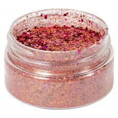 Cosmic Shimmer Holographic Glitterbitz Coral Red | 25ml