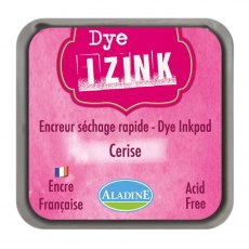 Aladine Izink Dye Ink Pad  Cherry | 5cm x 5cm