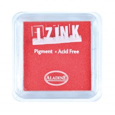 Aladine Izink Pigment Ink Pad Red | 8cm x 8cm