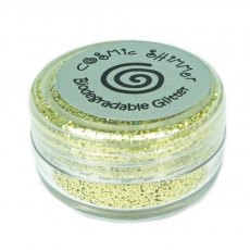 Cosmic Shimmer Biodegradable Fine Glitter Lemon Drop | 10 ml