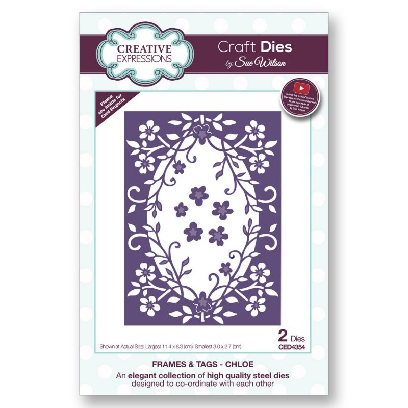 Sue Wilson Sue Wilson Craft Dies Frames and Tags Collection Chloe | Set of 2