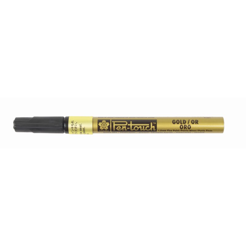 Sakura Pen-Touch Metallic Gold Permanent Marker Fine