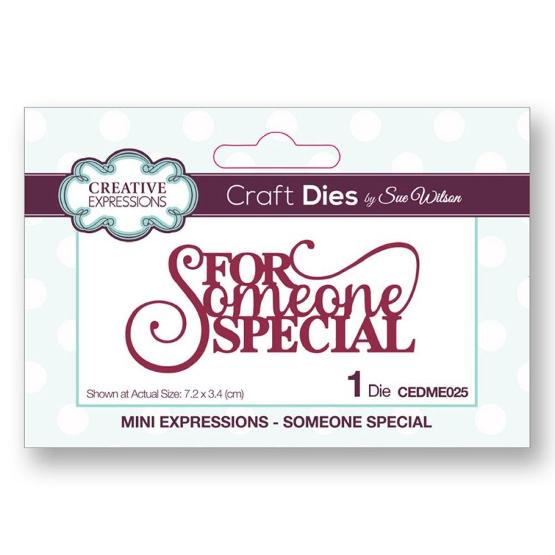 Sue Wilson Sue Wilson Craft Dies Mini Expressions Collection Someone Special