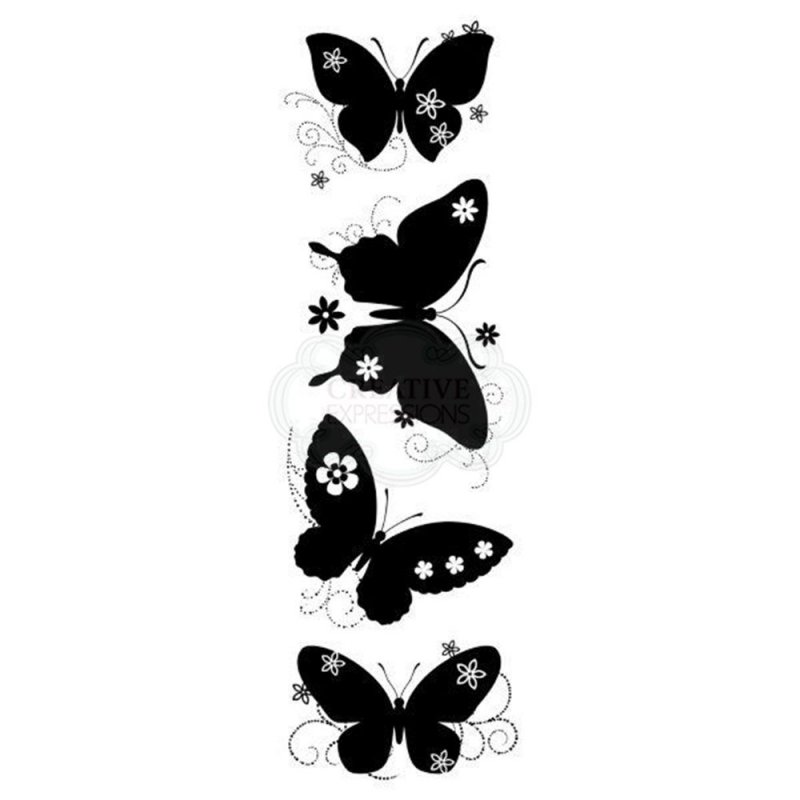 Woodware Woodware Clear Stamps Butterfly Silhouettes