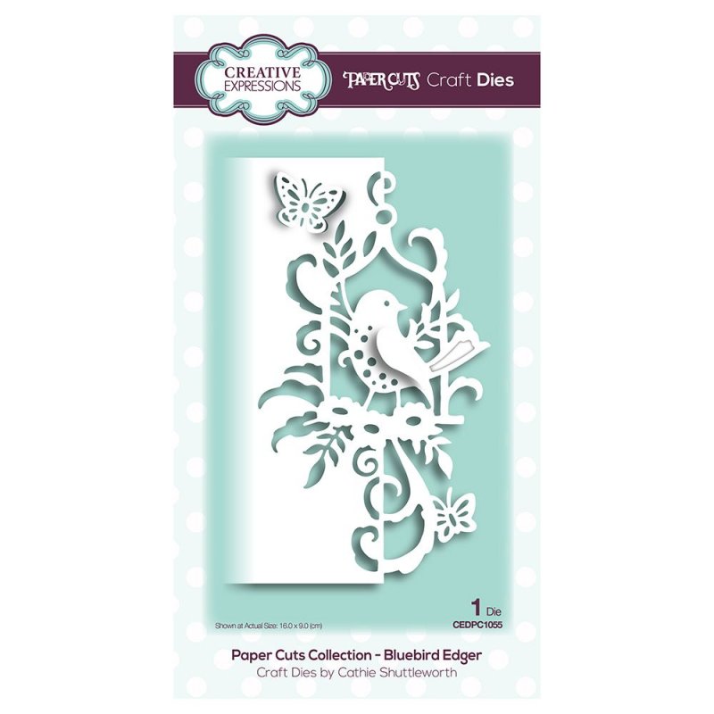 Paper Cuts Creative Expressions Craft Dies Paper Cuts Collection Bluebird Edger