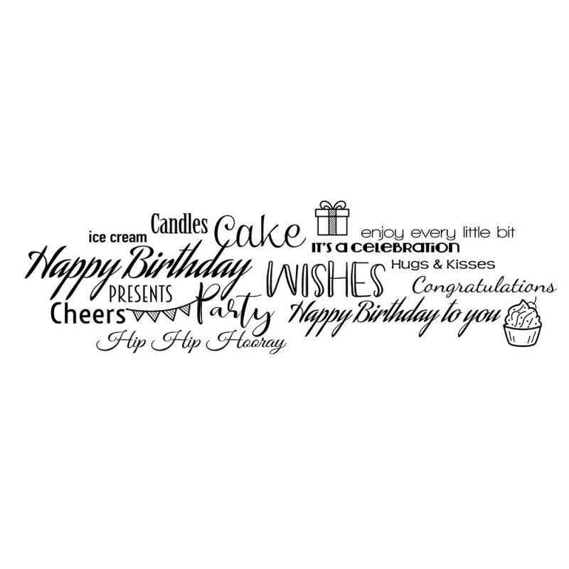 Woodware Woodware Clear Stamps All About Birthdays