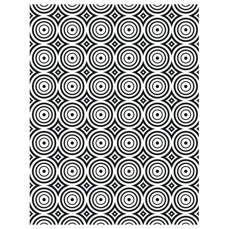 Creative Expressions Sue Wilson Embossing Folder Circle Illusion