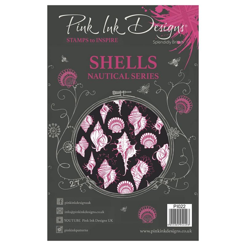 Pink Ink Designs Pink Ink Designs Clear Stamp Shells | Set of 13