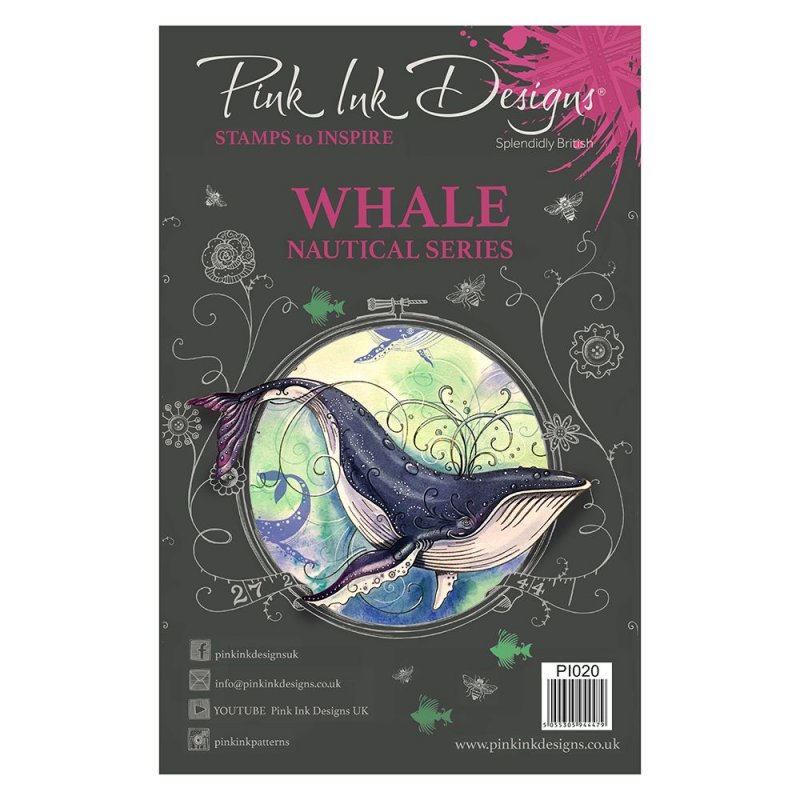 Pink Ink Designs Pink Ink Designs Clear Stamp Whale | Set of 11