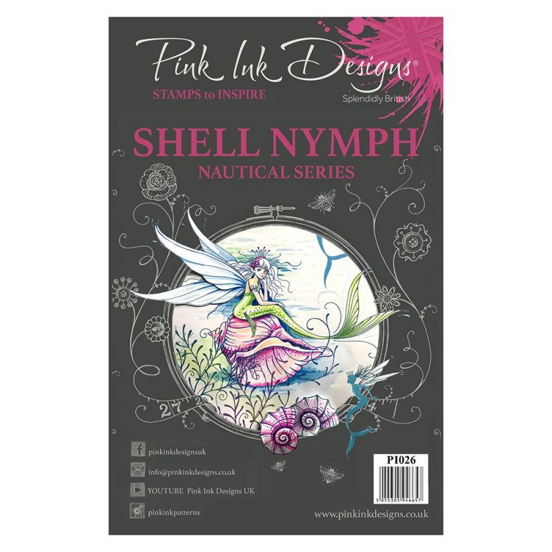 Pink Ink Designs Pink Ink Designs Clear Stamp Shell Nymph | Set of 8