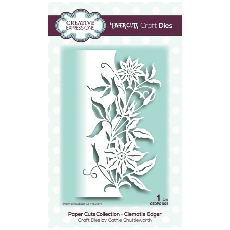 Paper Cuts Creative Expressions Craft Dies Paper Cuts Collection Clematis Edger