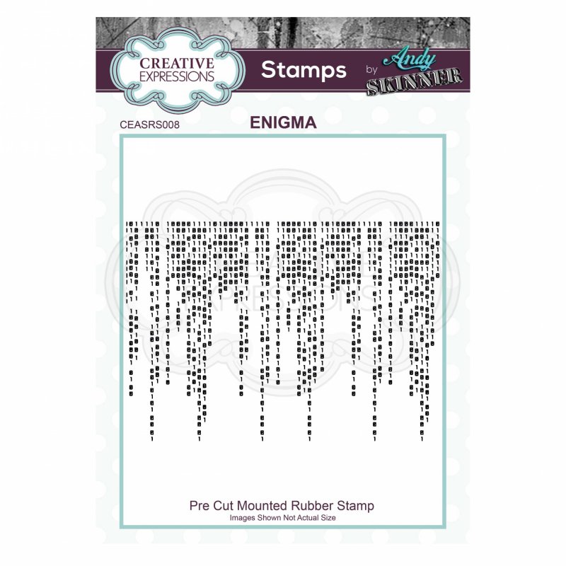 Andy Skinner Creative Expressions Pre Cut Rubber Stamp by Andy Skinner Enigma
