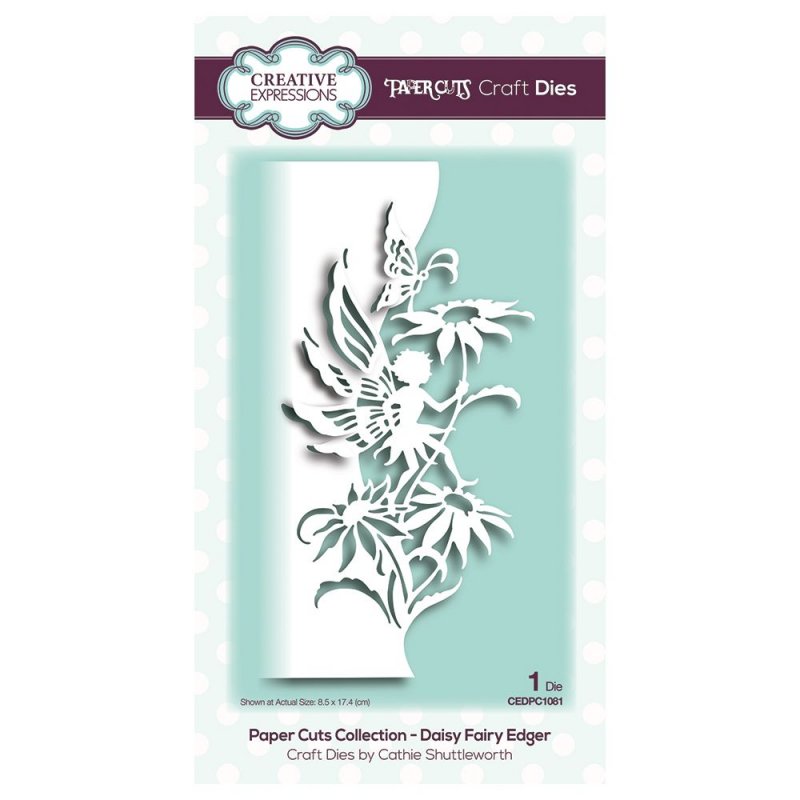 Paper Cuts Creative Expressions Craft Dies Paper Cuts Collection Daisy Fairy Edger
