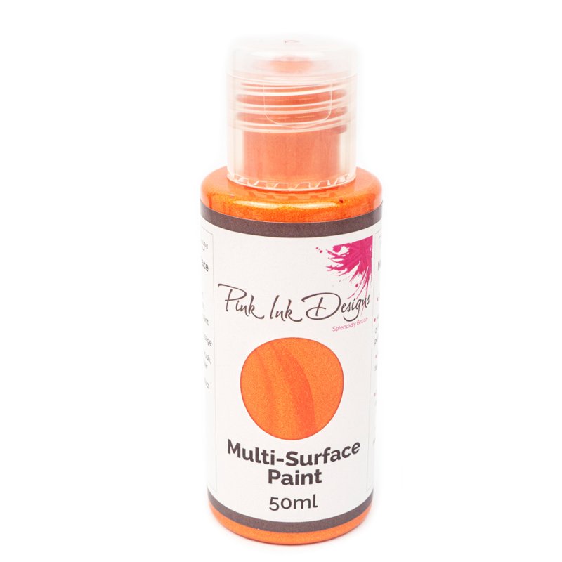 Pink Ink Multi Surface Paint Spiced Pumpkin Shimmer | 50ml