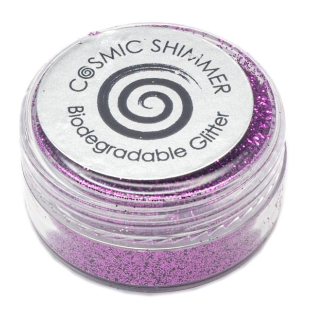 Cosmic Shimmer Cosmic Shimmer Biodegradable Fine Glitter Raspberry Dazzle | 10 ml