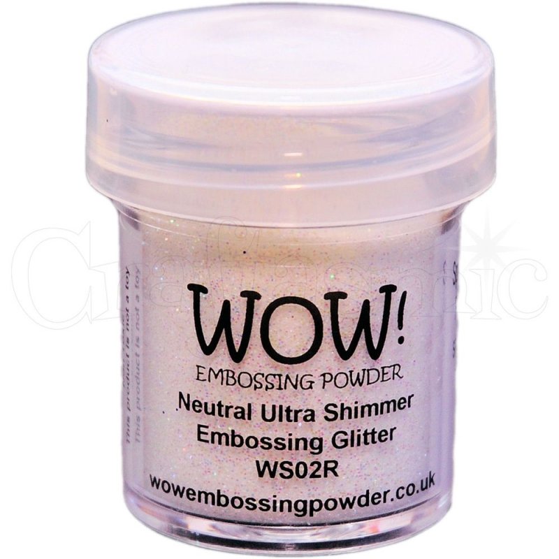 Wow Embossing Powders Wow Embossing Glitter  Neutral Ultra Shimmer | 15ml