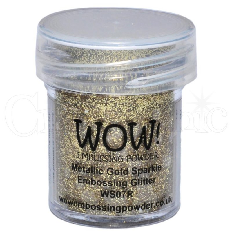 Wow Embossing Powders Wow Embossing Glitter Metallic Gold Sparkle | 15ml