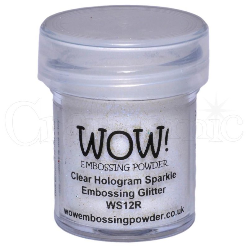 Wow Embossing Powders Wow Embossing Glitter Clear Hologram Sparkle | 15ml