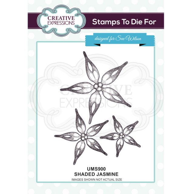 Sue Wilson Stamps To Die For  Rubber Stamp Range Shaded Jasmine | Set of 3