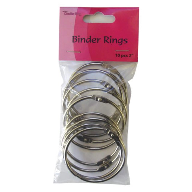 Crafts Too Crafts Too Binder Rings 2 inch | Pack of 10