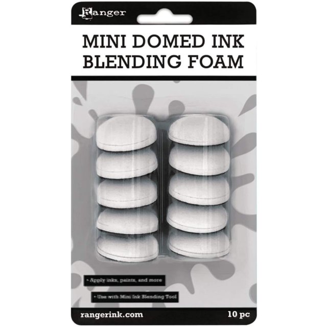 Ranger Ranger Mini Ink Blending Tool Domed Replacement Foams | Pack of 10
