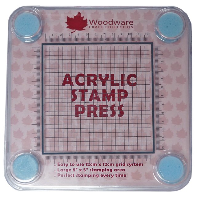 Woodware Woodware Acrylic Stamp Press | 12cm x 12cm