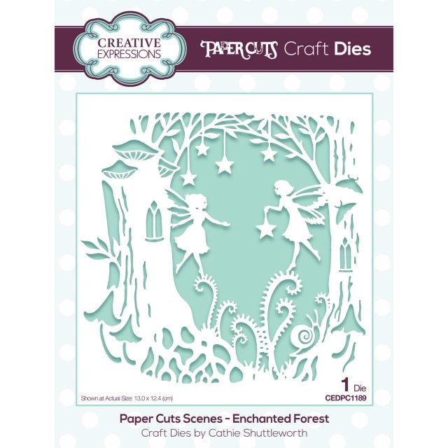 Paper Cuts Creative Expressions Craft Dies Paper Cuts Scenes Collection Enchanted Forest