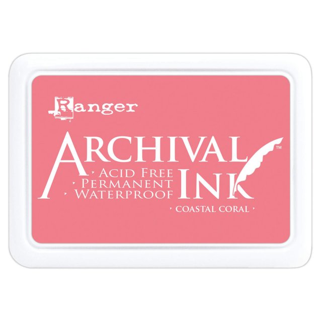 Archival Ink Ranger Archival Ink Pad Coastal Coral