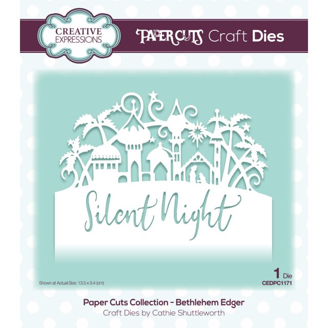 Paper Cuts Creative Expressions Craft Dies Paper Cuts Collection Bethlehem Edger