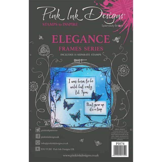 Pink Ink Designs Pink Ink Designs Clear Stamp Elegance | Set of 11