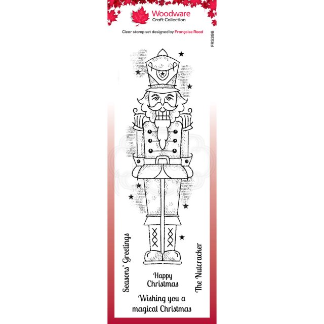 Woodware Woodware Clear Stamps Nutcracker | Set of 5