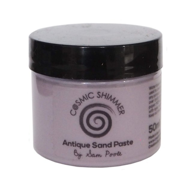 Cosmic Shimmer Cosmic Shimmer Sam Poole Antique Sand Paste Soft Damson | 50ml