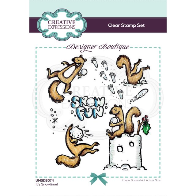 Designer Boutique Creative Expressions Designer Boutique Clear Stamps It's Snowtime! | Set of 7