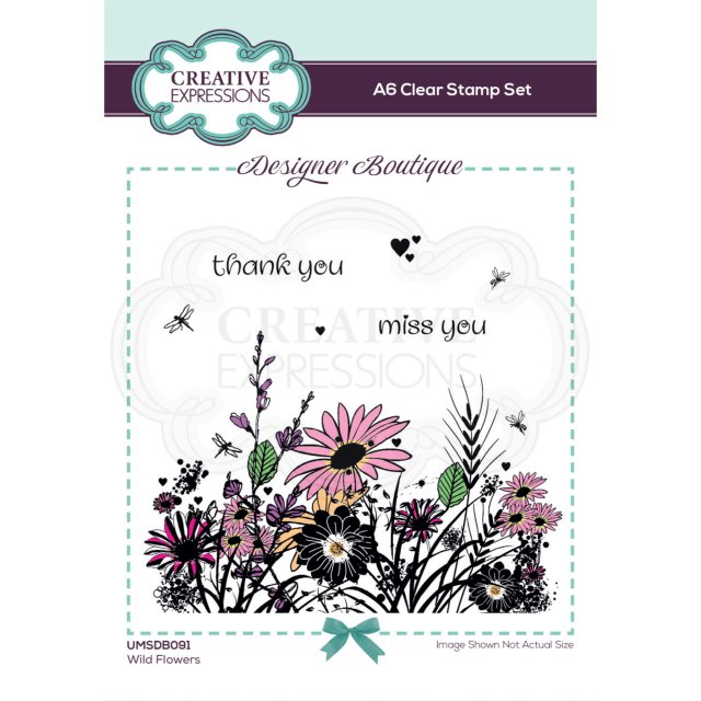 Designer Boutique Creative Expressions Designer Boutique Collection Clear Stamp Wild Flowers