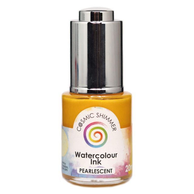 Cosmic Shimmer Cosmic Shimmer Pearlescent Watercolour Ink Ray of Sunshine | 20ml