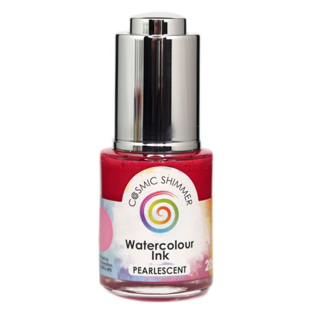 Cosmic Shimmer Cosmic Shimmer Pearlescent Watercolour Ink Passionately Pink | 20ml