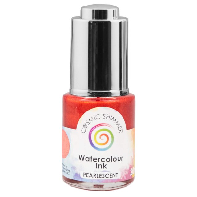 Cosmic Shimmer Cosmic Shimmer Pearlescent Watercolour Ink Red Sunset | 20ml