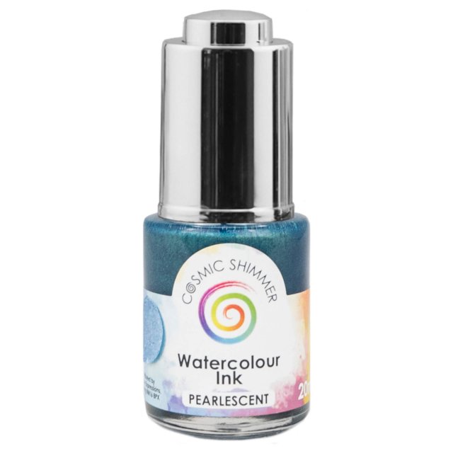 Cosmic Shimmer Pearlescent Watercolour Ink Rainy Sky | 20ml