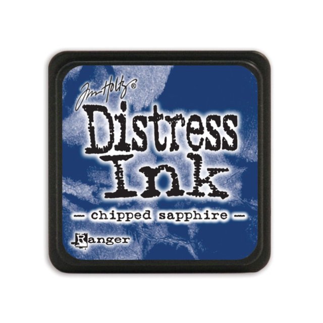 Distress Ranger Tim Holtz Mini Distress Ink Pad Chipped Sapphire