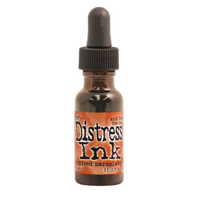 Distress Ranger Tim Holtz Distress Ink Re-Inker Spiced Marmalade | 0.5 fl oz