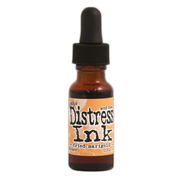 Distress Ranger Tim Holtz Distress Ink Re-Inker Dried Marigold | 0.5 fl oz