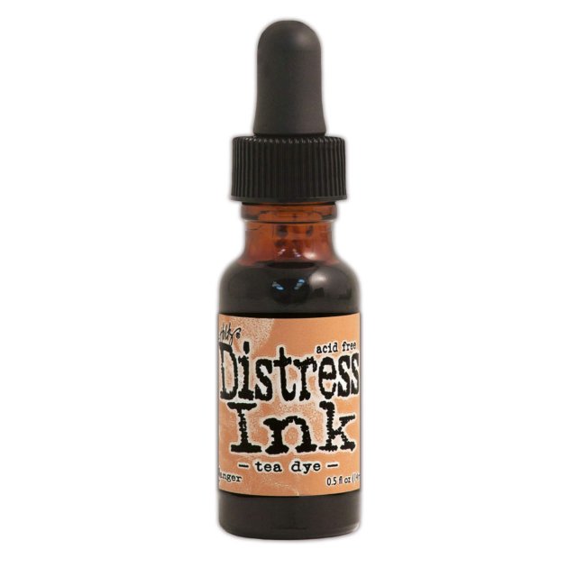 Distress Ranger Tim Holtz Distress Ink Re-Inker Tea Dye | 0.5 fl oz