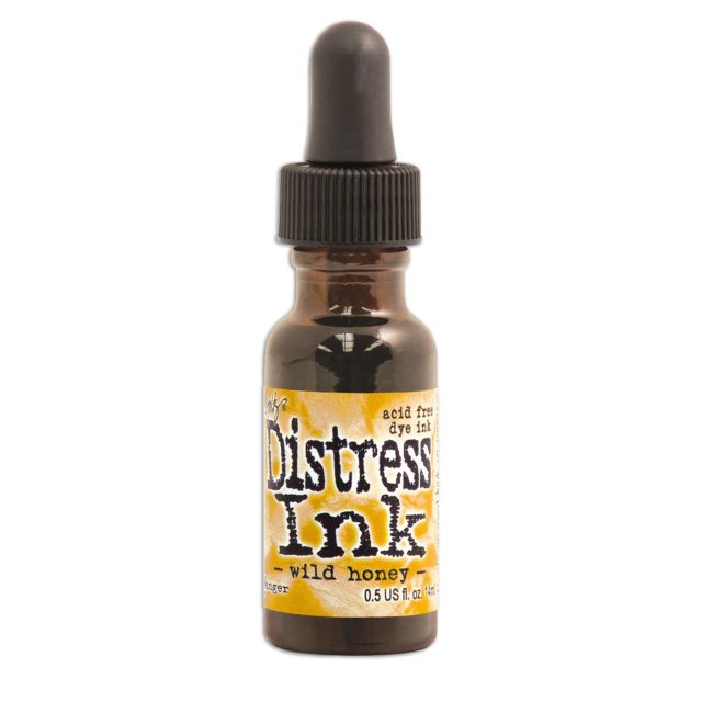 Distress Ranger Tim Holtz Distress Ink Re-Inker Wild Honey | 0.5 fl oz
