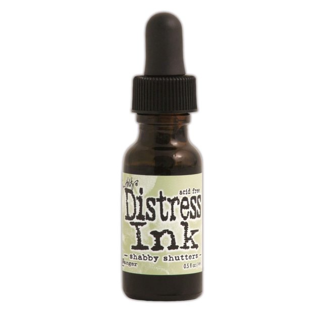Distress Ranger Tim Holtz Distress Ink Re-Inker Shabby Shutters | 0.5 fl oz